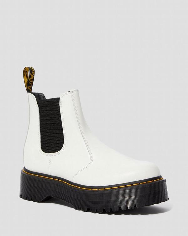 Dr Martens Dámské Boty Na Platformě 2976 Bílé, CZ-493205